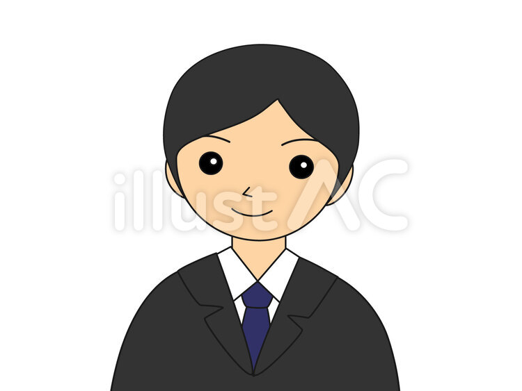 スーツの男性2 スーツ,男性,仕事のイラスト素材