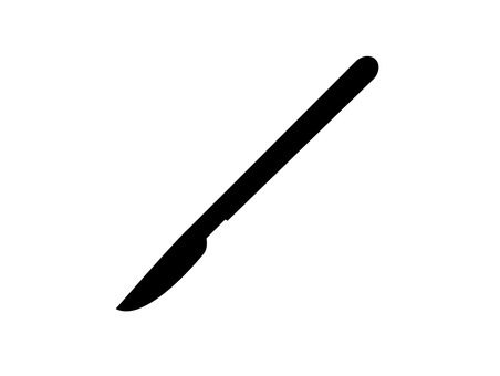 メス シンプル,道具,医療,刃物,メスのイラスト素材