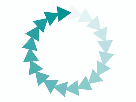 回転矢印アイコン 回転矢印アイコン 矢印,回転,回る,右,向き,方向,ぐるぐる,リロード,待機中,三角のイラスト素材