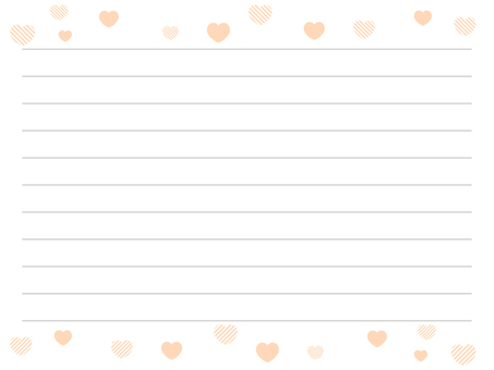 heart message card, heart, stationery, letter, JPG