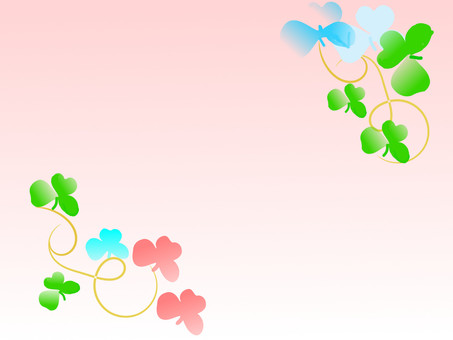 Spring rascal, gentle clover background, clover, three leaves, plant, JPG