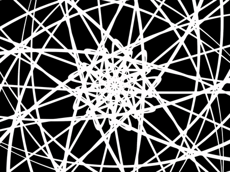 白と黒の乱線構成アブストラクト背景 抽象的,線,白,幾何学,模様,背景,構造,アート,現代的,モダンのイラスト素材