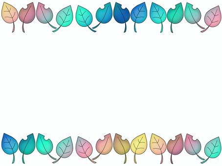 葉っぱのフレ−ム