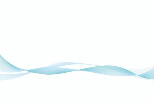 青色の流線型デザイン