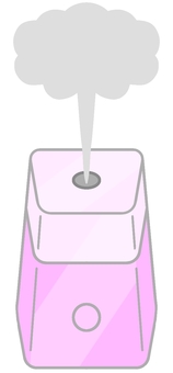 Illustration, humidifier, consumer electronics, pink, 