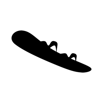 Snowboard silhouette icon, snowboarding, zarząd, rekwizyty, JPG, PNG and AI