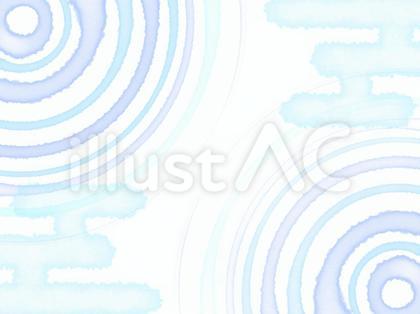 ブルーの和風水彩背景