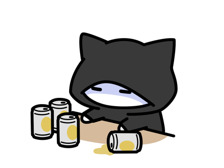 お酒を飲みすぎた可愛いねこイラスト お酒を飲みすぎた可愛いねこイラスト 酔う,悪寒,吐き気,お酒,悪酔い,猫,かわいい,ゆるい,動物,パーカーのイラスト素材