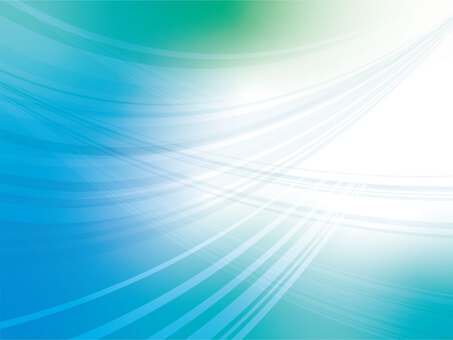 ブルーグリーンの抽象的な波形背景 背景,水色,青,抽象的,波,曲線,緑,グラデーション,ウェーブ,水のイラスト素材