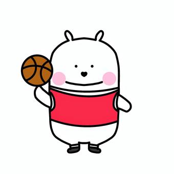 Illustration, basketball, to have, rabbit, 