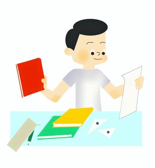 新学期の準備 新学期,時間割,準備,学校,持ち物,チェック,教科書,筆記用具,明日の用意,忘れ物のイラスト素材