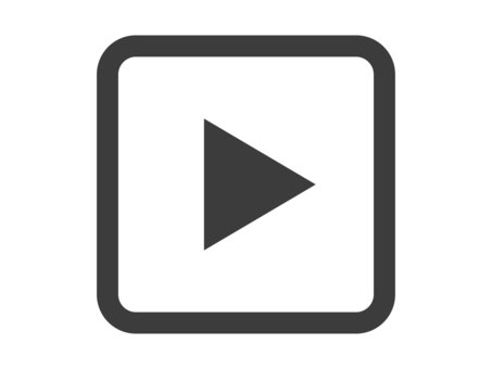 再生ボタン（黒四角枠） 再生,ボタン,動画,アイコン,矢印,三角,記号,youtube,視聴,配信のイラスト素材