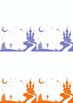 ハロウィン席札 ハロウィン,ハロウィーン,席札,パーティ,名札,かぼちゃ,カボチャ,おばけ,オバケ,お化けのイラスト素材