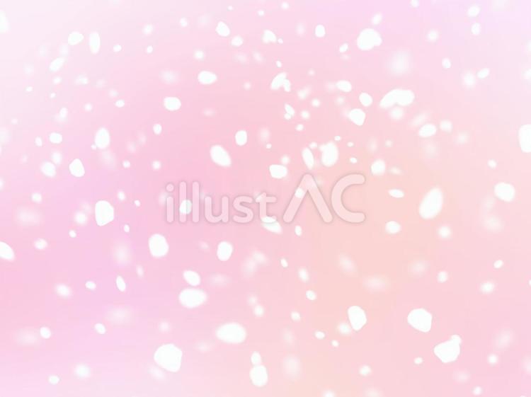 背景：桜の花びら：全体[ピンク]（1） 桜,花びら,春のイラスト素材