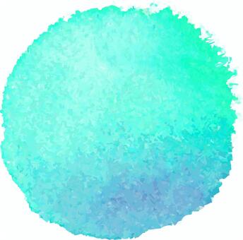 Watercolor ball, paints, blue, water color, JPG, PNG and AI