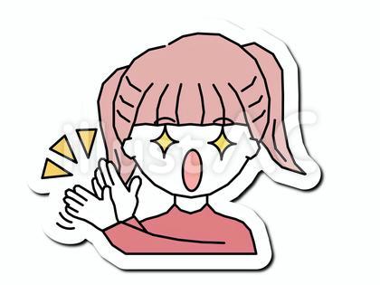 シンプルで可愛い女性C 10