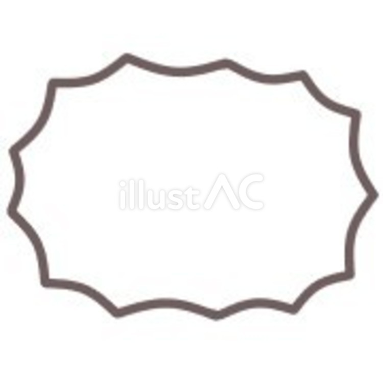 ギザギザ吹き出し ギザギザ,空欄,吹き出しのイラスト素材