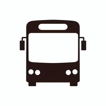 バスのフロント 運送,ロジスティクス,配送,交通,自動車,通学,通勤,路線のイラスト素材