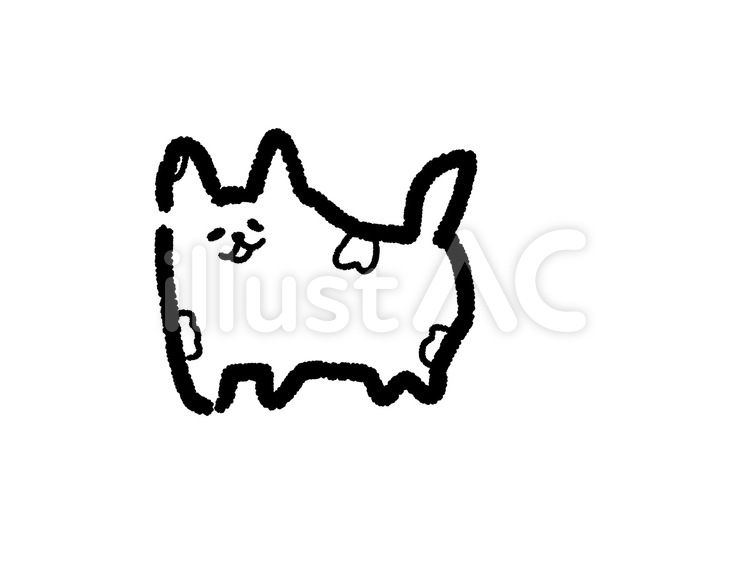 犬 犬,戌年,年賀状のイラスト素材