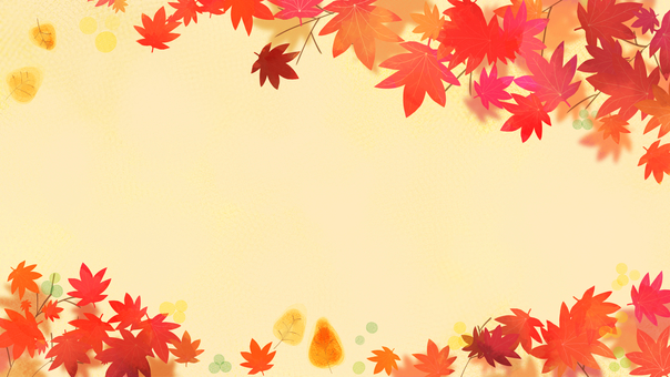 横長の秋の配信背景素材 横長の秋の配信背景素材 秋,スマホ壁紙,動画背景,もみじ,落ち葉,待ち受け,かわいい,背景,素材,きれいのイラスト素材