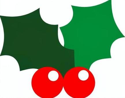 クリスマス飾り クリスマス,12月,行事,季節,冬,柊,飾り,クリスマス飾り,雪,植物のイラスト素材