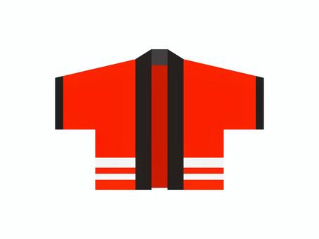 法被アイコン 法被アイコン 法被,祭り,服,羽織る,アイコン,半纏,柄,和風,ライン,マークのイラスト素材