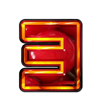 カタカナ文字ヨ 文字,ギラギラ,赤色,カタカナ,ヨのイラスト素材