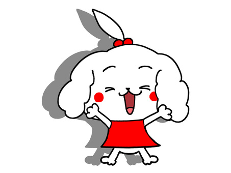 喜ぶマルチーズ
