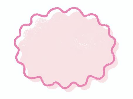 版画風もやもやフレーム03 フレーム,囲み,枠,囲み枠,背景枠,版画風,にじみ線,手書き,味がある,もやもやのイラスト素材