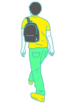 Male backpack walking backpack, , JPG and PNG