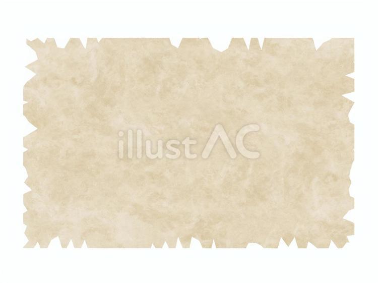 破れた古い紙の背景素材　茶色 紙,用紙,古紙のイラスト素材