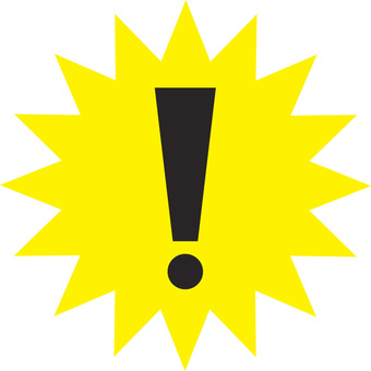 Warning mark icon, , JPG, PNG and AI