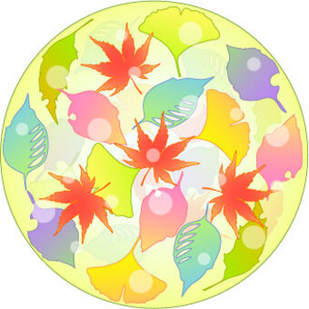 Pastel leaf ball, JPG Pastel leaf ball, , JPG