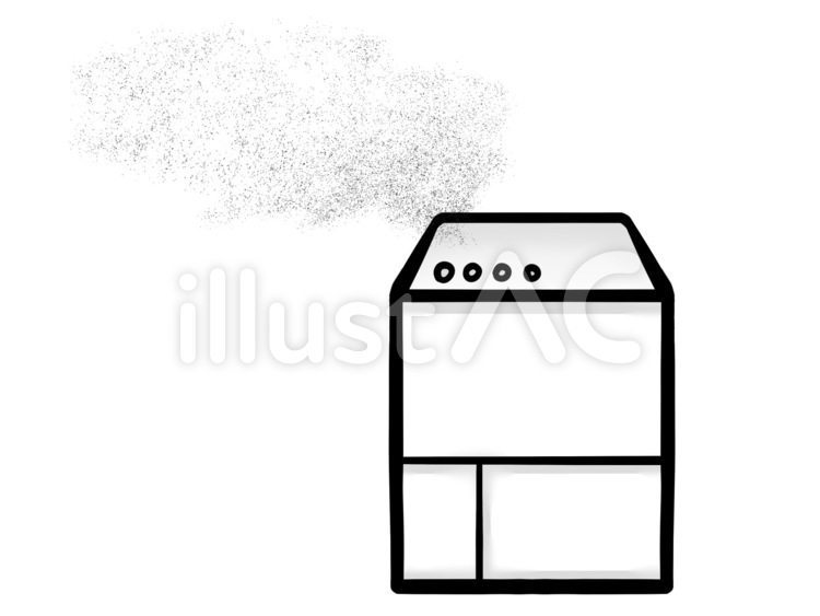 加湿器 加湿器,加湿,家電のイラスト素材