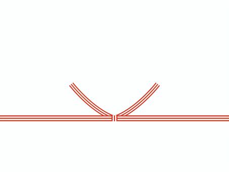 熨斗のイラスト　水引 水引,熨斗,お祝い,和風,御歳暮,御中元,プレゼント,贈答,のし紙,結婚のイラスト素材