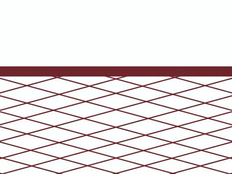 Illustration, wire mesh, red, fence, 