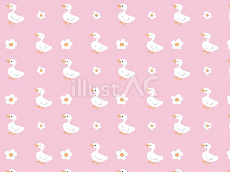 アヒルの背景 アヒル,鳥,背景のイラスト素材