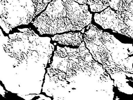 コミック風　クラックのあるコンクリート 背景,テクスチャ,スクリーントーン,漫画風,コミック風,線画,モノクロ,ひび割れ,クラック,コンクリートのイラスト素材