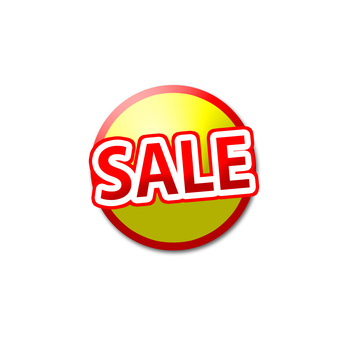 立体のセール文字のアイコン セール,sale,バーゲン,特売,特価,割引,値下げ,安売り,お買い得,ディスカウントのイラスト素材