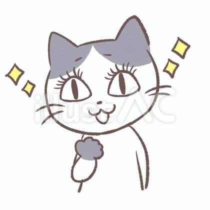 まつ毛が長い猫