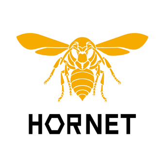 ホーネットロゴマーク-3 ホーネット,スズメバチ,生き物,毒,虫,羽,針,ロゴ,マーク,シンボルのイラスト素材