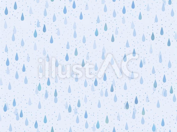雨　繋がる壁紙　青地 雨,しずく,青のイラスト素材