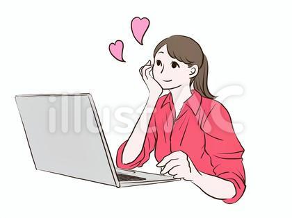ネットで出会いを求める女性