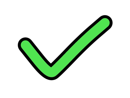 チェックマーク 緑 チェックマーク,チェック,レ点,サイン,目印,正解,緑,イラスト,マーク,アイコンのイラスト素材