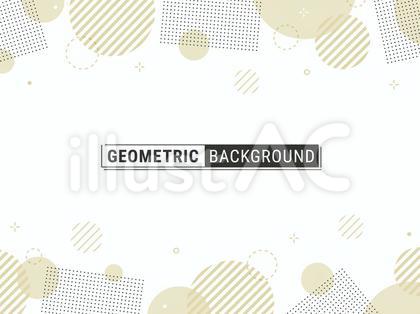 図形をあしらったフレーム05