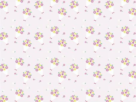 フラワーブーケのシームレスパターン_薄桃 フラワーブーケのシームレスパターン_薄桃 花束,ブーケ,花柄,植物,花屋,ギフト,お祝い,プレゼント,ラッピングペーパー,柄のイラスト素材