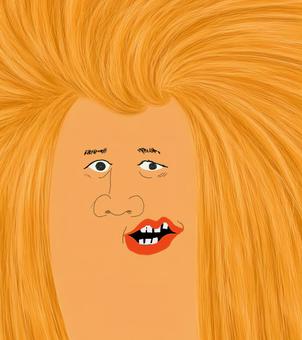 Illustration, лицо, сюрреализм, ручная работа, 