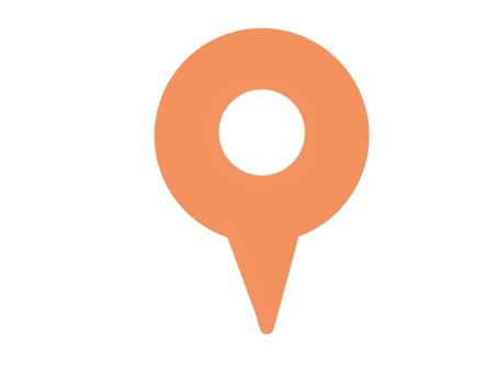 map pin orange, map, pin, thumbtack, JPG and PNG