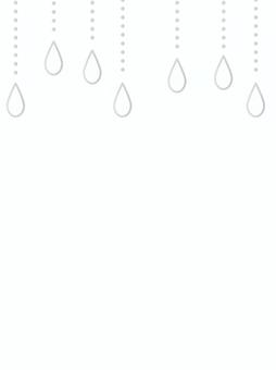 雨・しずく・吊り下げられた水滴フレーム フレーム,背景,雨,梅雨,縦,水滴,雫,水,6月,液体のイラスト素材