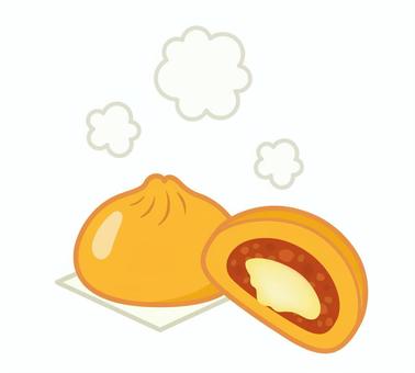 ピザまんのアイコン ピザまんのアイコン ピザまん,食べ物,中華,蒸し,饅頭,中華まん,点心,飲茶,ピザ,アイコンのイラスト素材